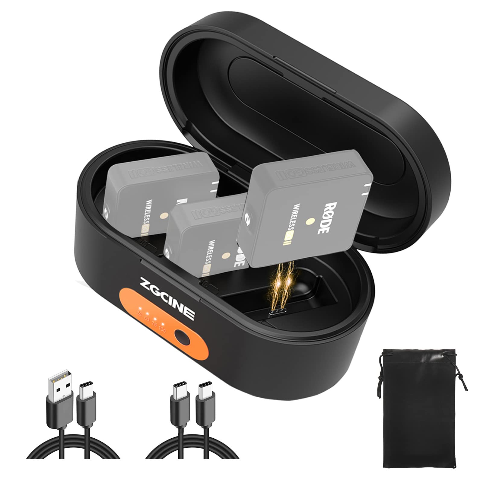 Amazon.co.jp: GDV互換/交換用ワイヤレス充電ケースポータブル充電