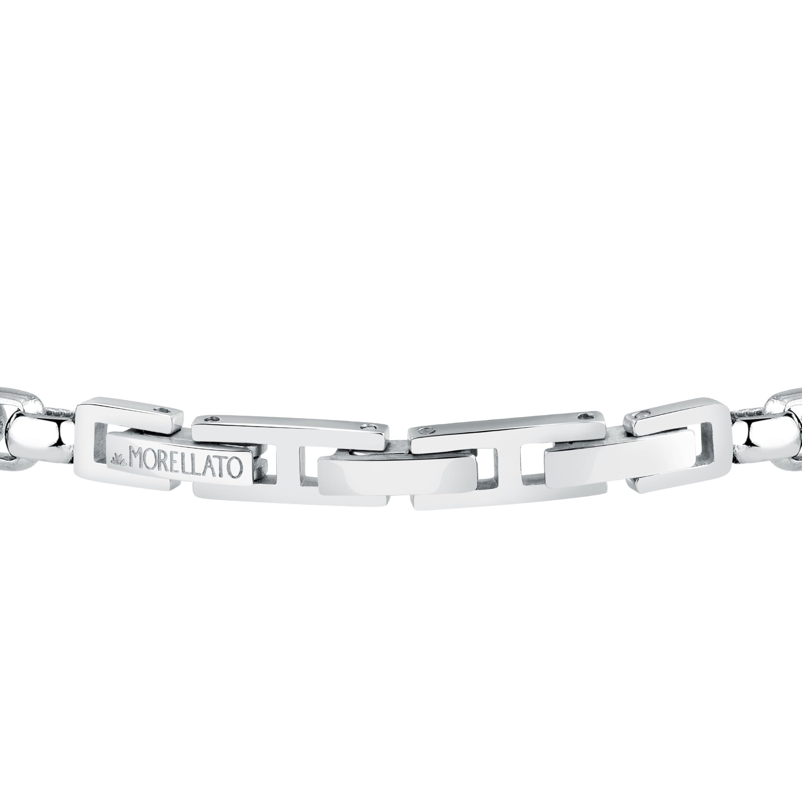 Morellato Bracciale Uomo in Acciaio, Cristalli, Collezione Versilia, Rosa dei Venti - SAHB16