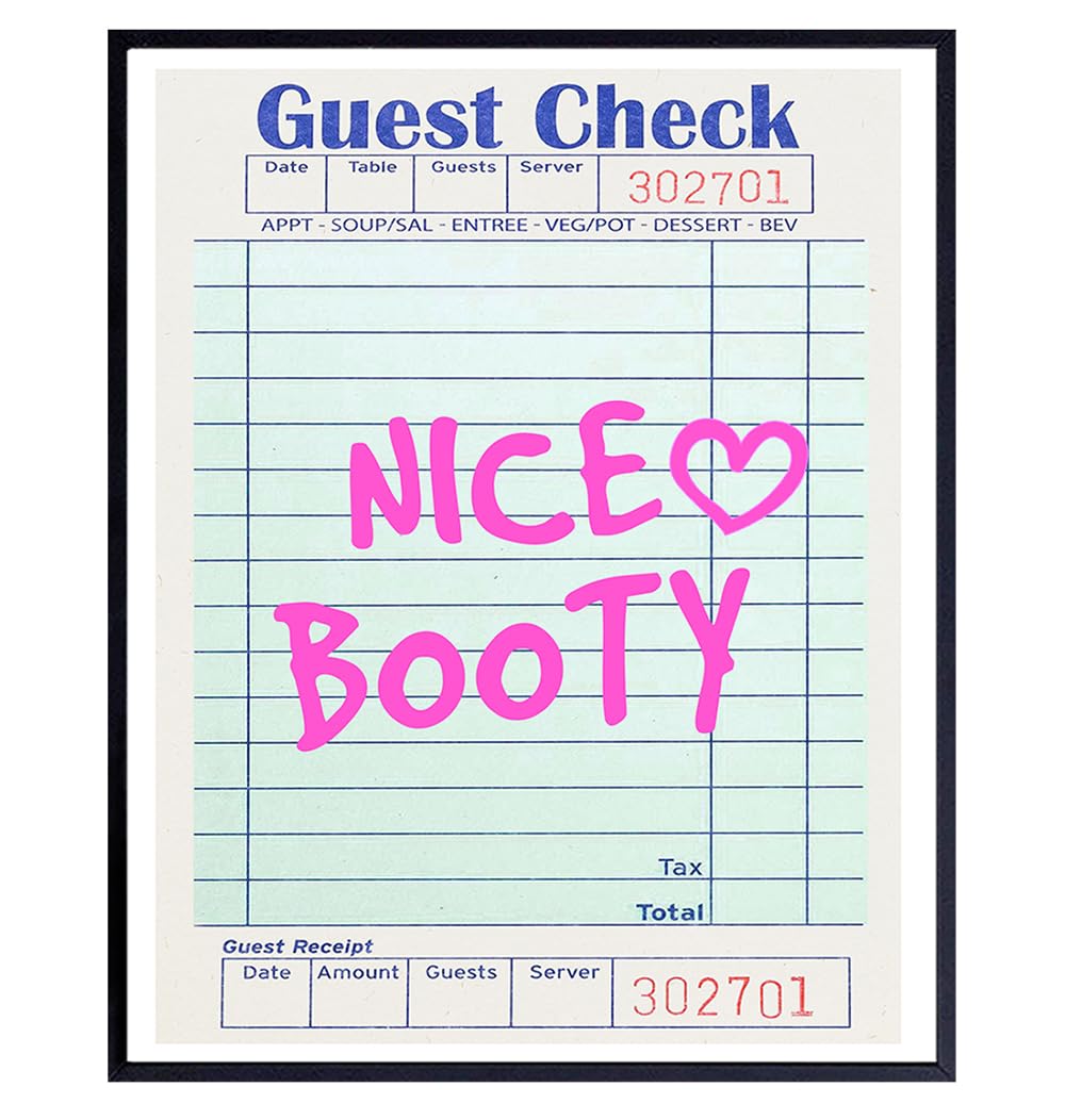 Modern Bathroom Pink Bathroom Accessories - Trendy Restroom Wall Art - Preppy Pop art Powder room Wall Decor - funny Cute Restroom Decor- Funky Bath