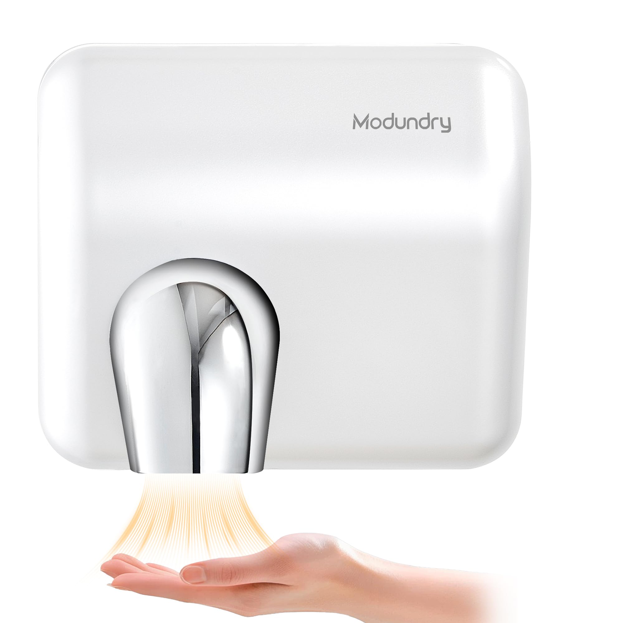 Secamanos Electrico 5-7 Segundos para Secar, Secador de Manos Automático para Baño, Comercial y Hogar, 2300W Blanco