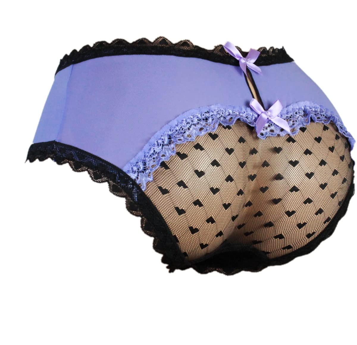 aishani SISSY pouch panties men's hipster panty lace bikini briefs lingerie underwear for men - HW