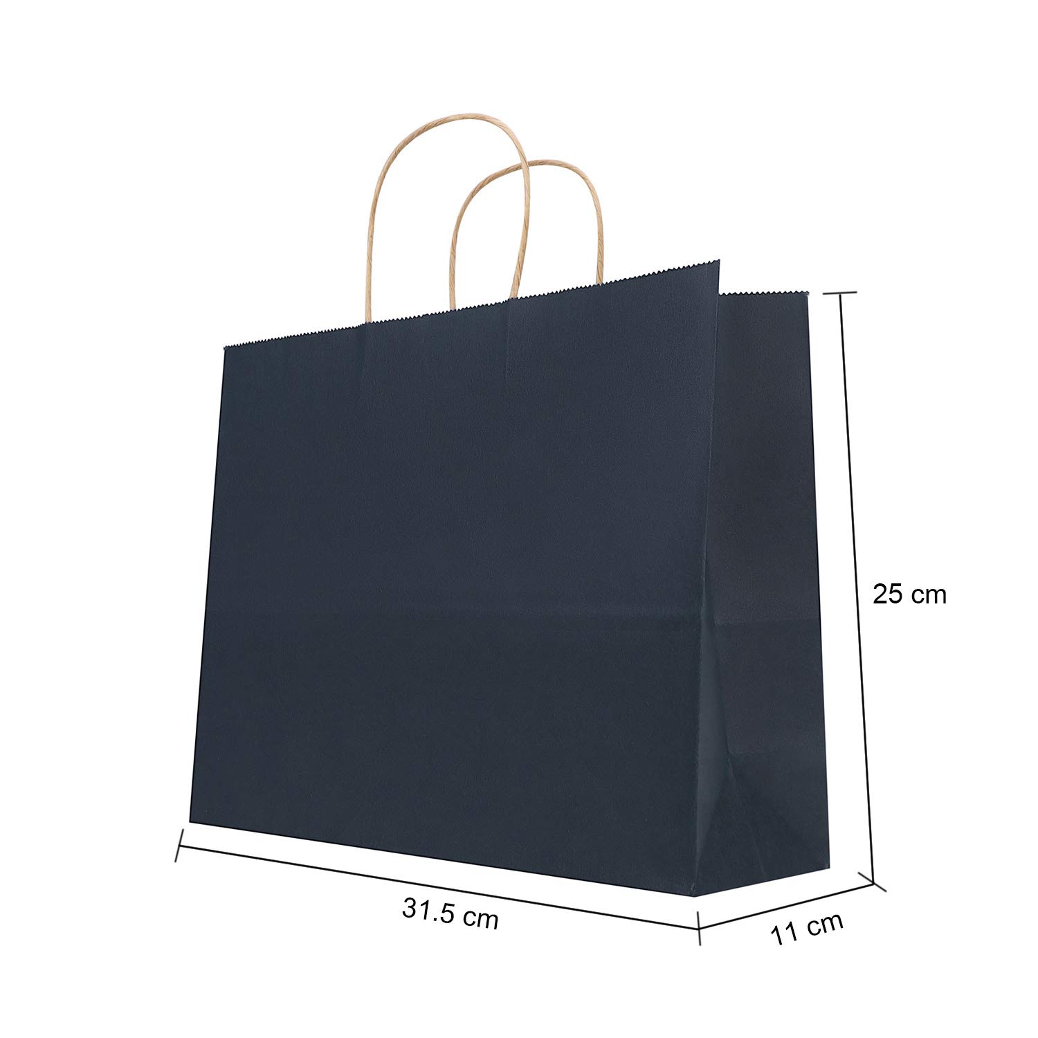 Sac à Pain 10pcs Sacs Cadeaux Papier Kraft Grand Sac En Papier Avec Boite A Beurre