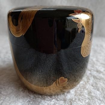 Amazon.co.jp: 大棗 鳳凰絵 鵬雲斎お家元花押在判箱書 初瀬川柳庵造 共