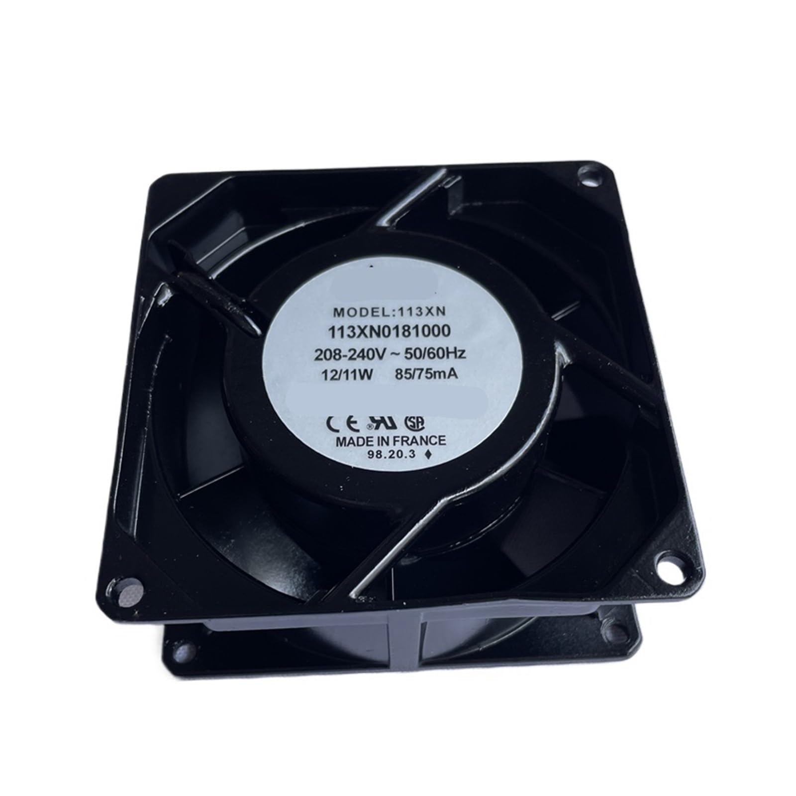 CZVJUKBYP 113XN0181000 208-240V 12/11W 92 * 38 Fan 9238 Cooling