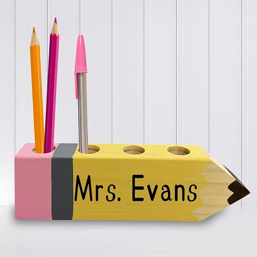 Teacher Gifts - Teacher Name Pencil Holder - Teacher Christmas