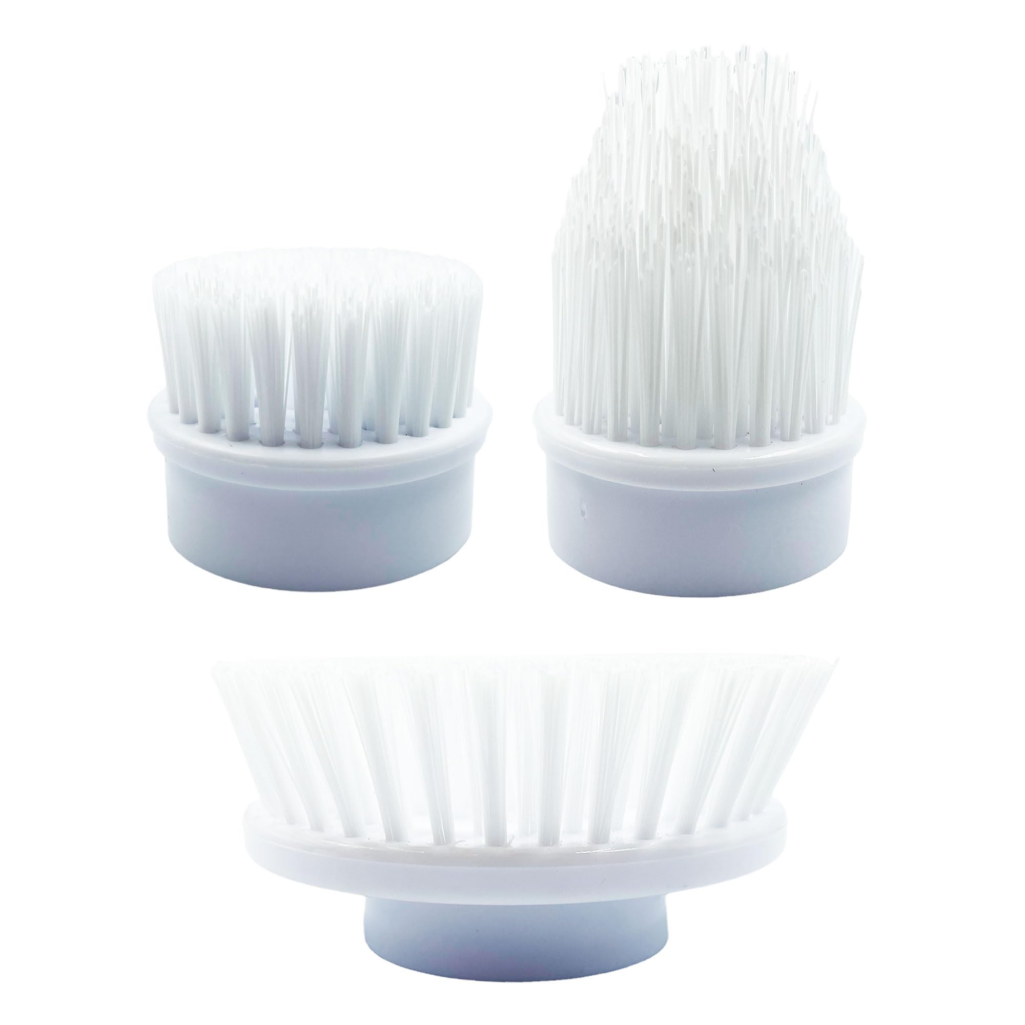 Tdbs The Dustpan And Brush Store Replacement Brush Heads (Large, Small & Pointed) Scrub Master™ Electric Spin Scrubber Cordless Rechargeable - Electric Cleaning Brush Handheld Power Scrubber (Replacement Brush Heads (Large, Small & Pointed))