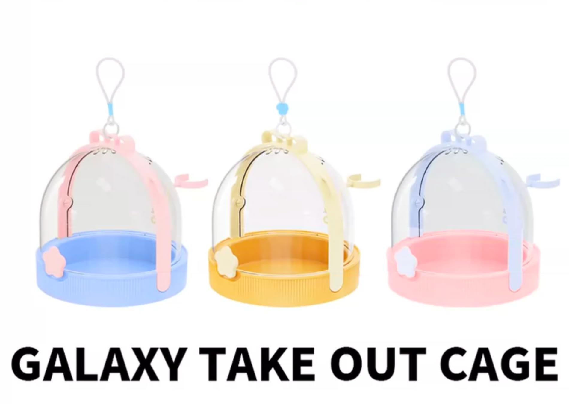 TUTU&LELE Transportkäfig für Kleintiere, Reisekäfig mit warmen Plüsch-Pads und Wasserflasche kann sowohl von Hand als auch Crossbody getragen werden, geeignet für Zwerghamster, Meerschweinchen,