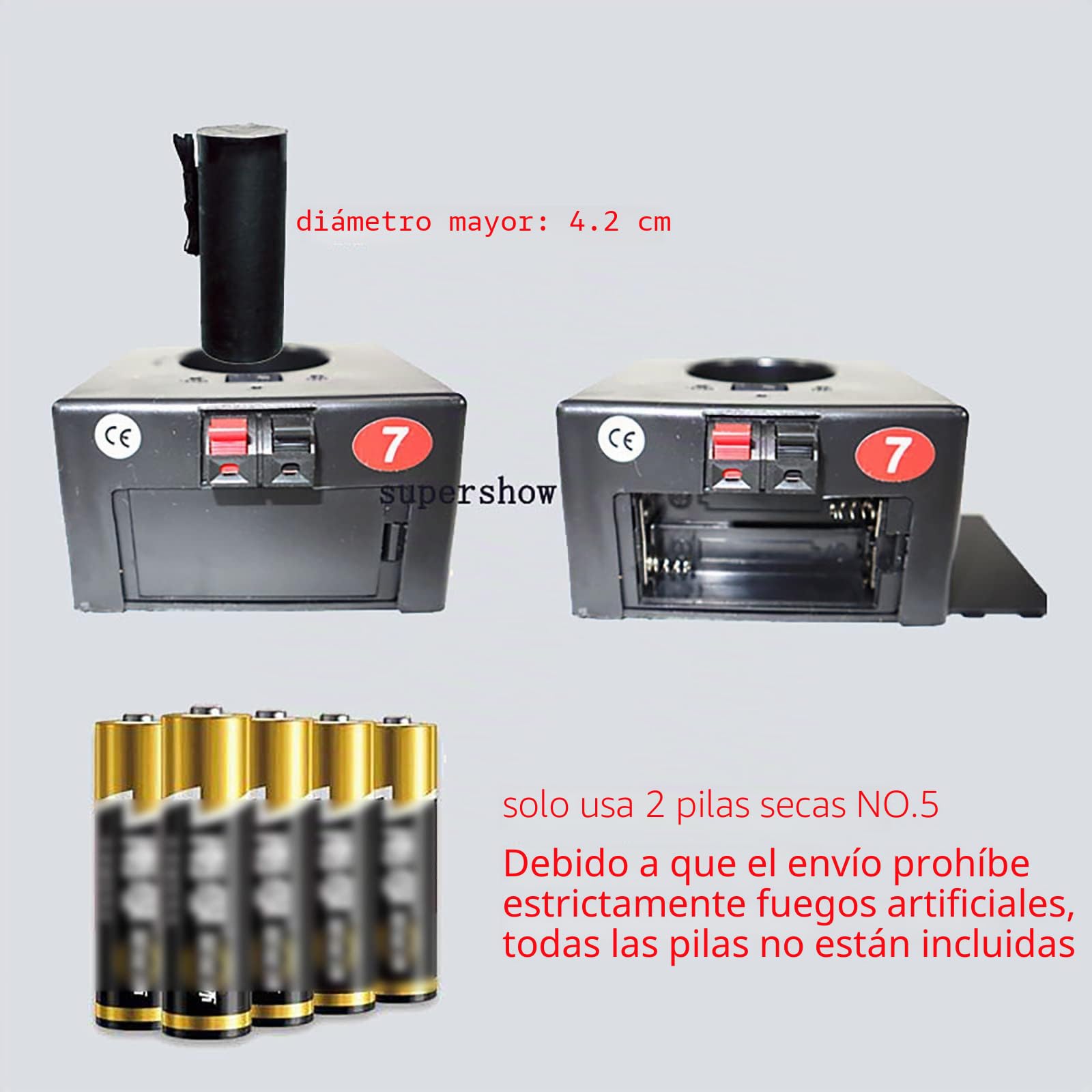 Máquina de encendido de fuegos artificiales fríos (8 unidades) con funda protectora + 2 mandos a distancia, sistema de control remoto inalámbrico, para escenario de bodas