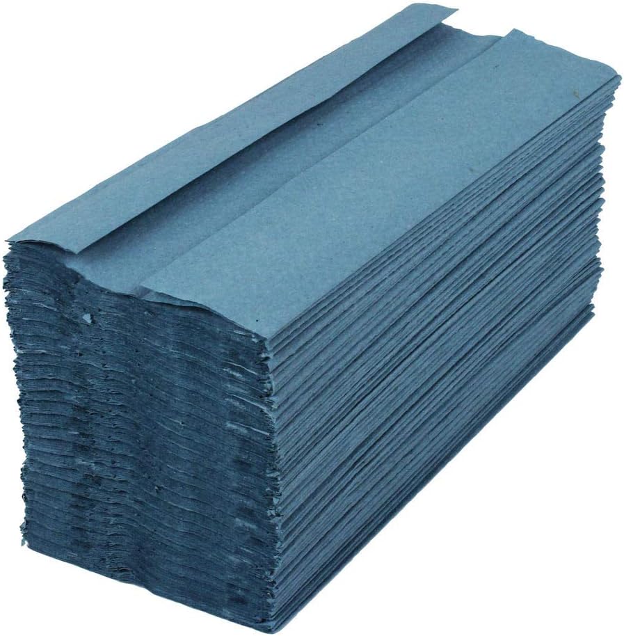 1-Ply C-Fold Hand Towels Blue (Pack of 2880) KF03800