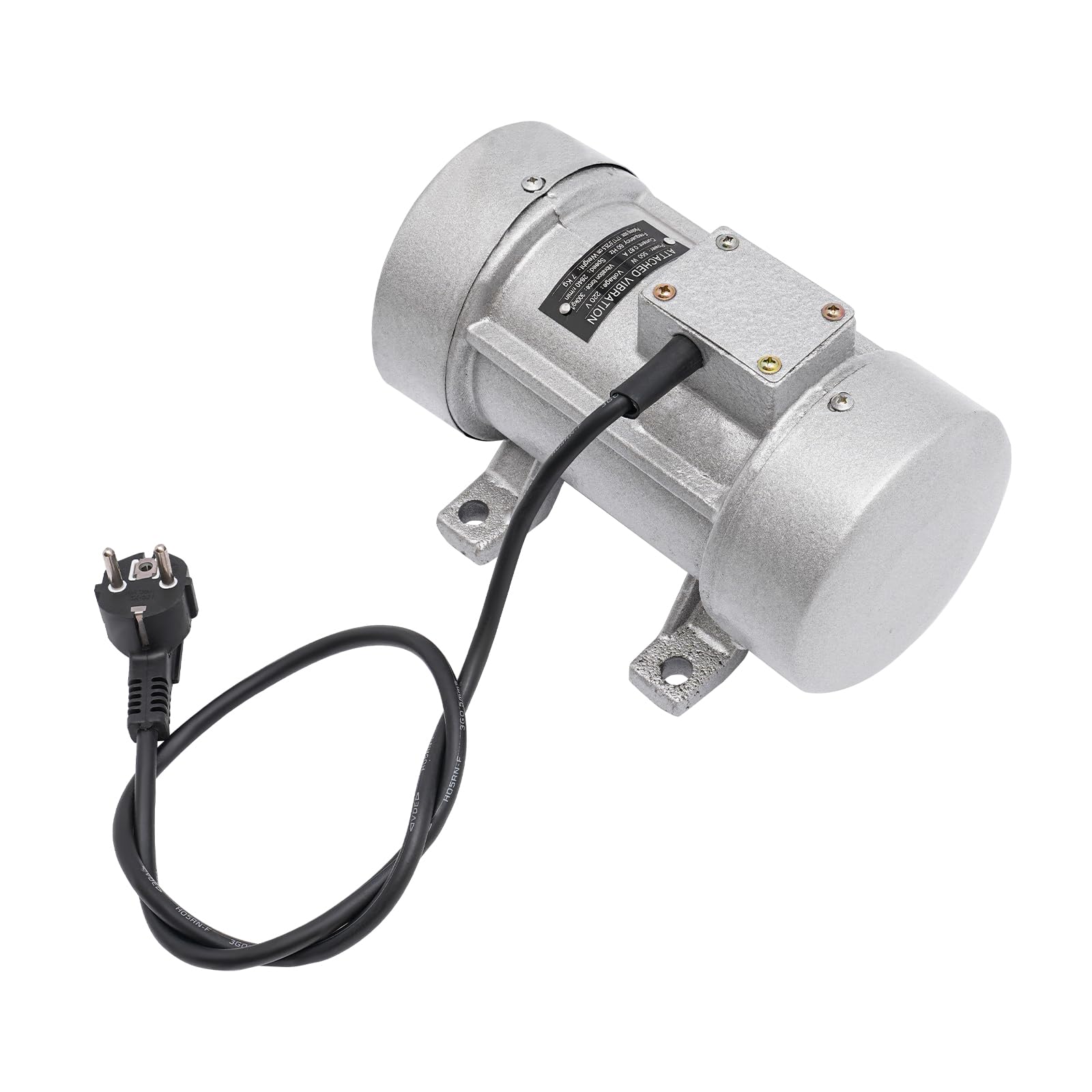 Vibrationsmotor, 550W 220V Rüttelmotor Vibrationsmotor mit Netzkabel, 2840r/min Vibration Motor für Betonmischer Bau Mining Metallurgy Coal Electricity