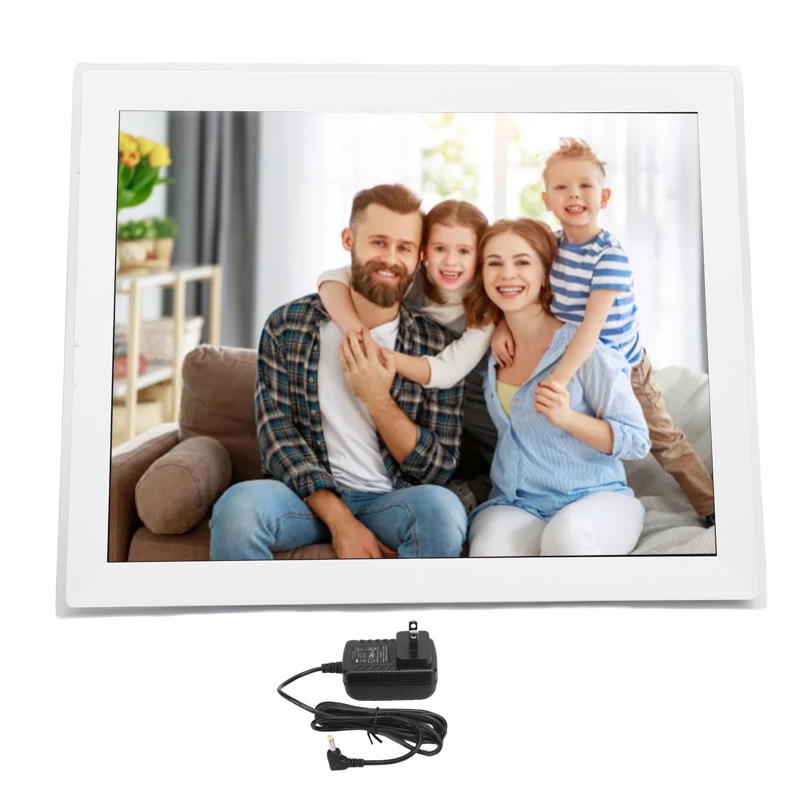Amazon | デジタル額縁、15インチのHDタッチスクリーン画像フレーム