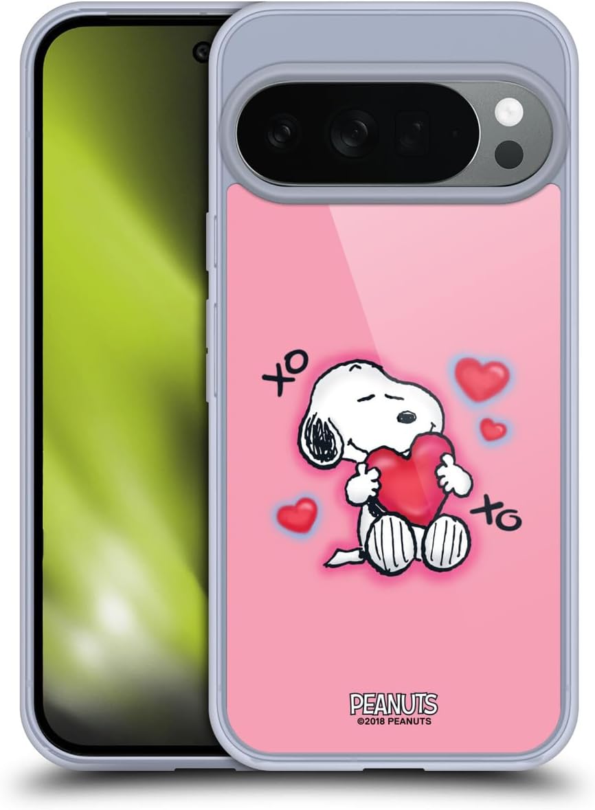 Head Case Designs Officially Licensed Peanuts XOXO Snoopy Boardwalk Airbrush Gel Case [Military Grade Protection] Compatible with Google Pixel 10