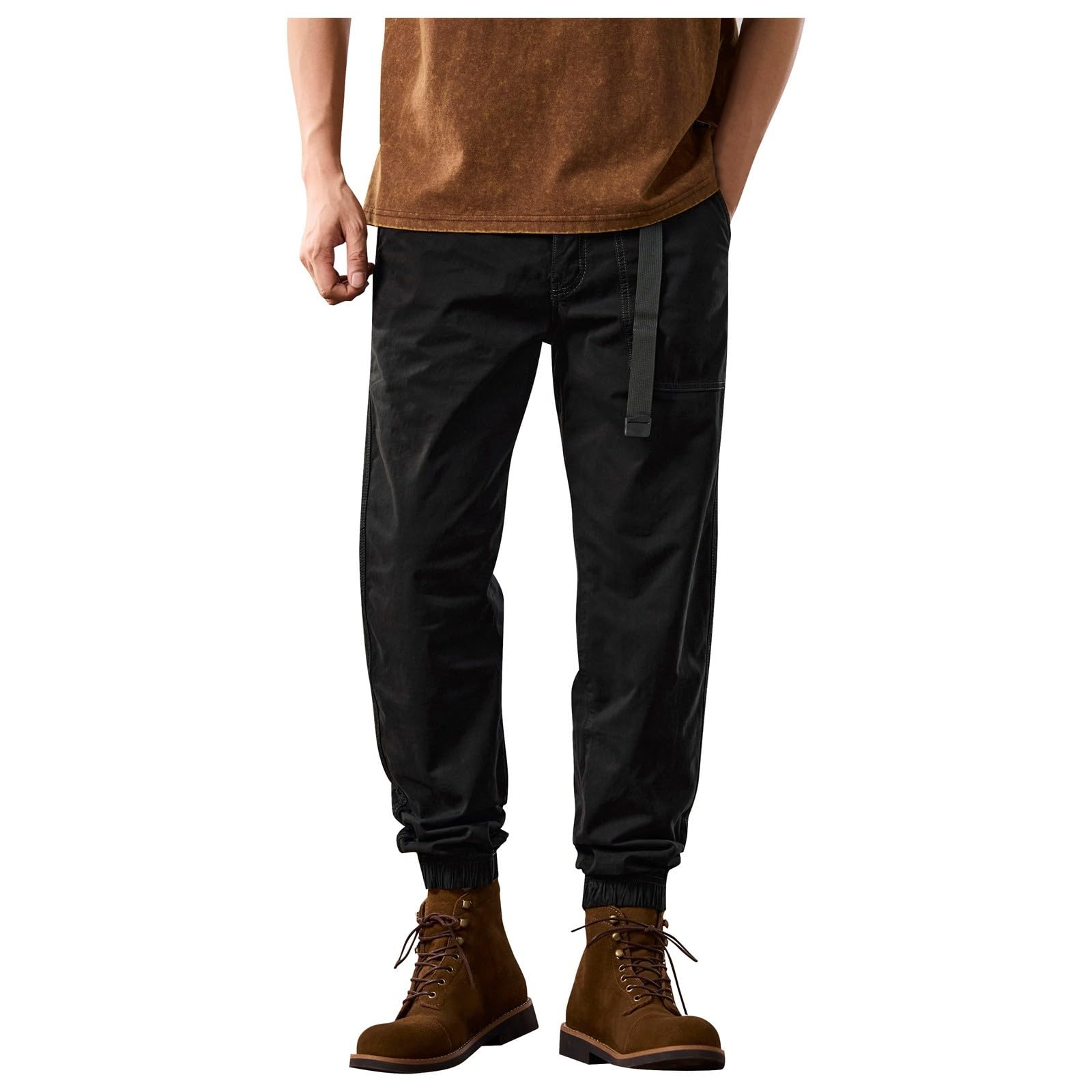 Genérico Pantalones De Trabajo Hombre Senderismo, Pantalones Cargo Hombre Jogger, Calle duraderos Uso Diario Ajuste Holgado Estilo Resistente utilitarios Pantalon Trabajo pantalón de construcción