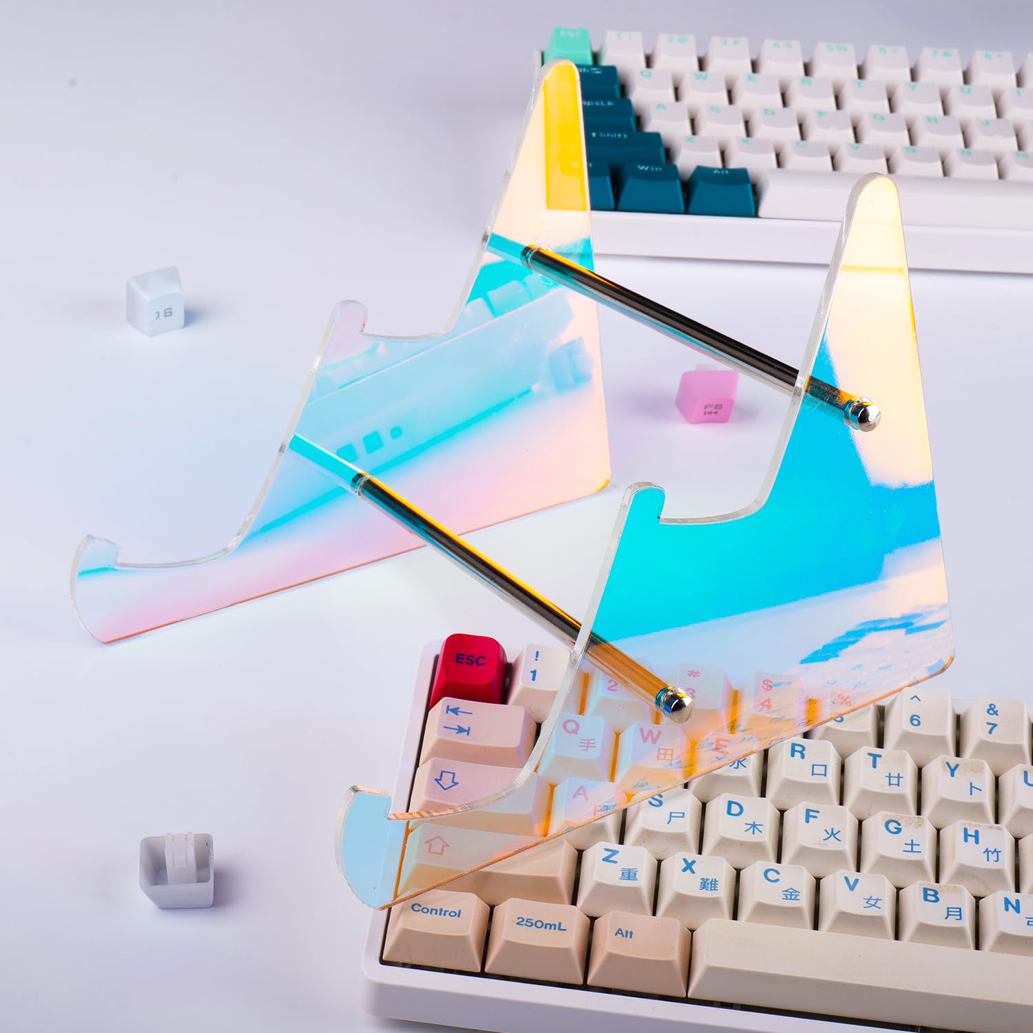 HERCHR Acrylic Keyboard Display Stand, Mechanical Keyboard Stand - View #10