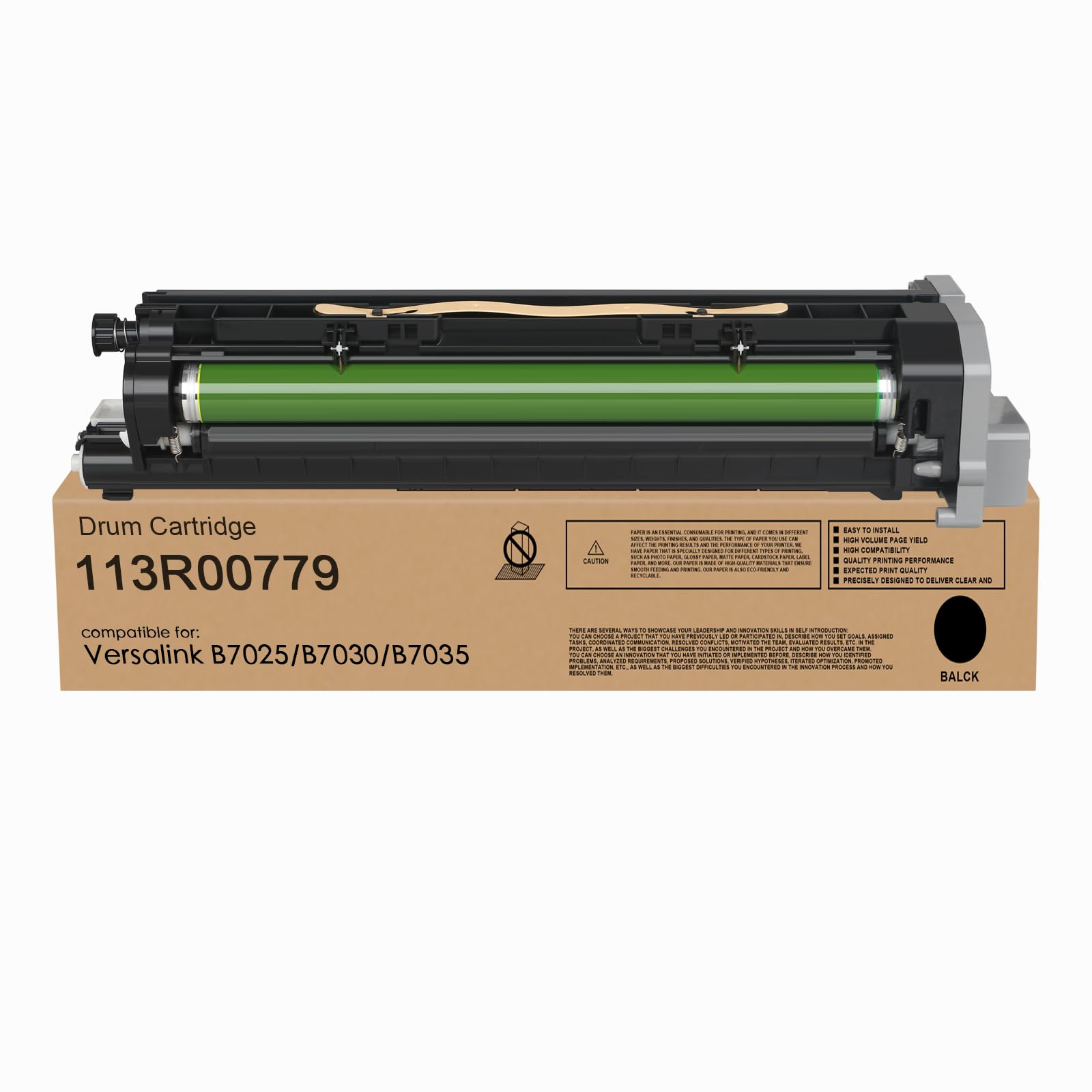 1PK Remanufactured B7030 Drum Unit/Drum Cartridge 113R00779 Replacement for Xerox Versalink B7025 B7030 B7035 Printer(30,000 Pages)