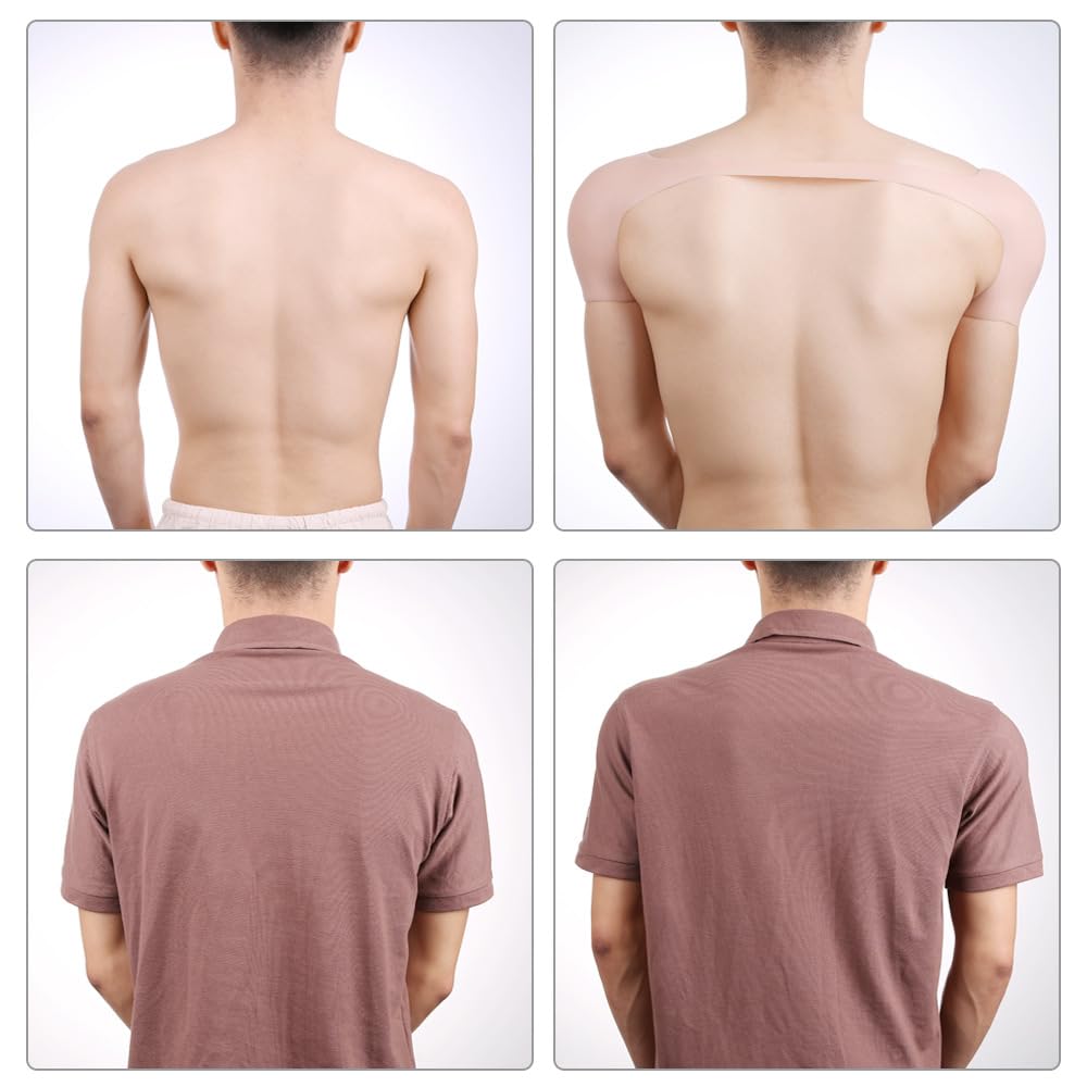 Amazon.co.jp: 肩パッド 肩用サポーター シリコーンアンチスリップ肩