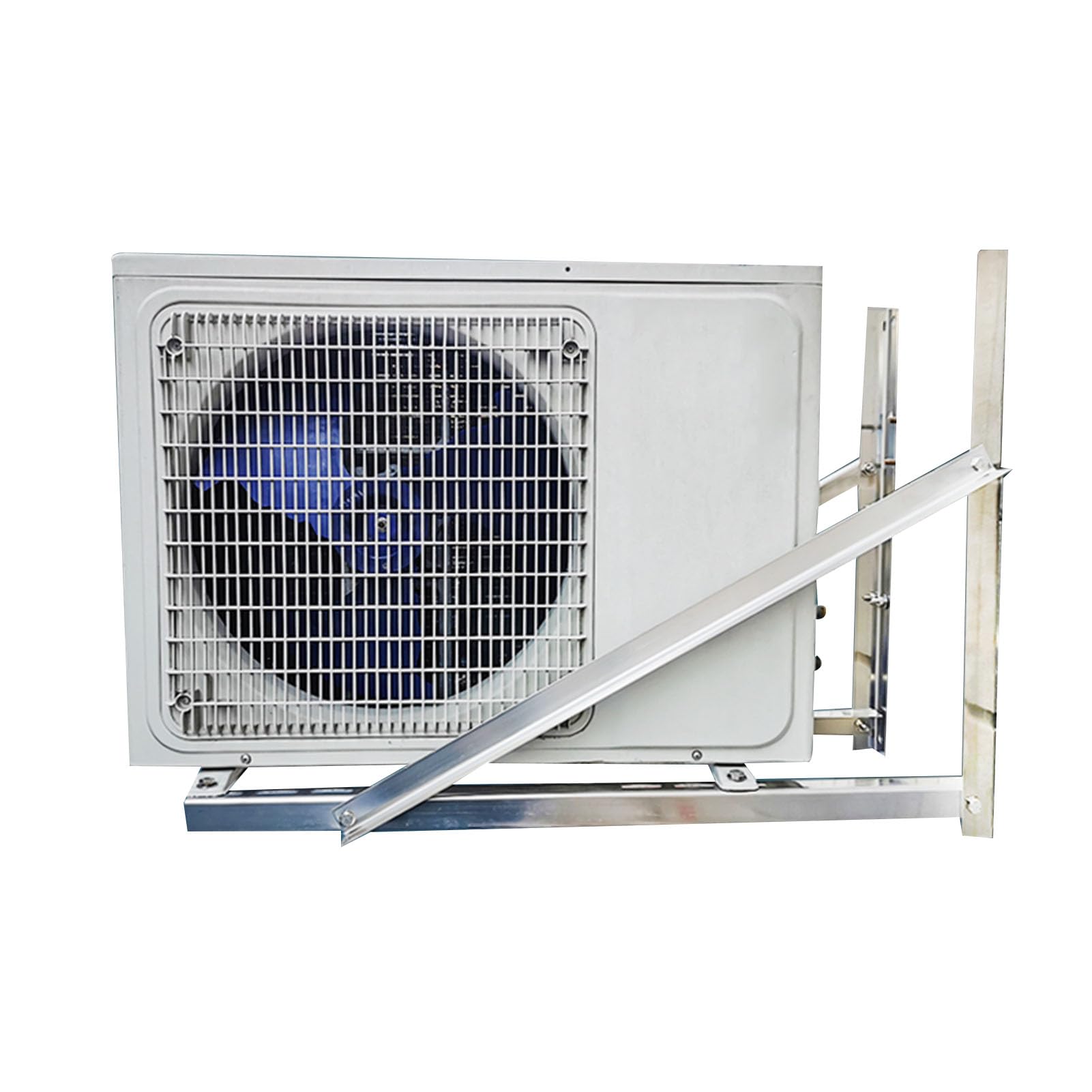 Support De Montage Au Plafond Pour Climatiseur Split Mini - Acier Galvanisé, Capacité 136 Kg, Pour Unité Extérieure