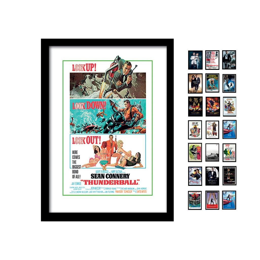 iPosters James Bond Thunderball Look Out A3 Framed Print