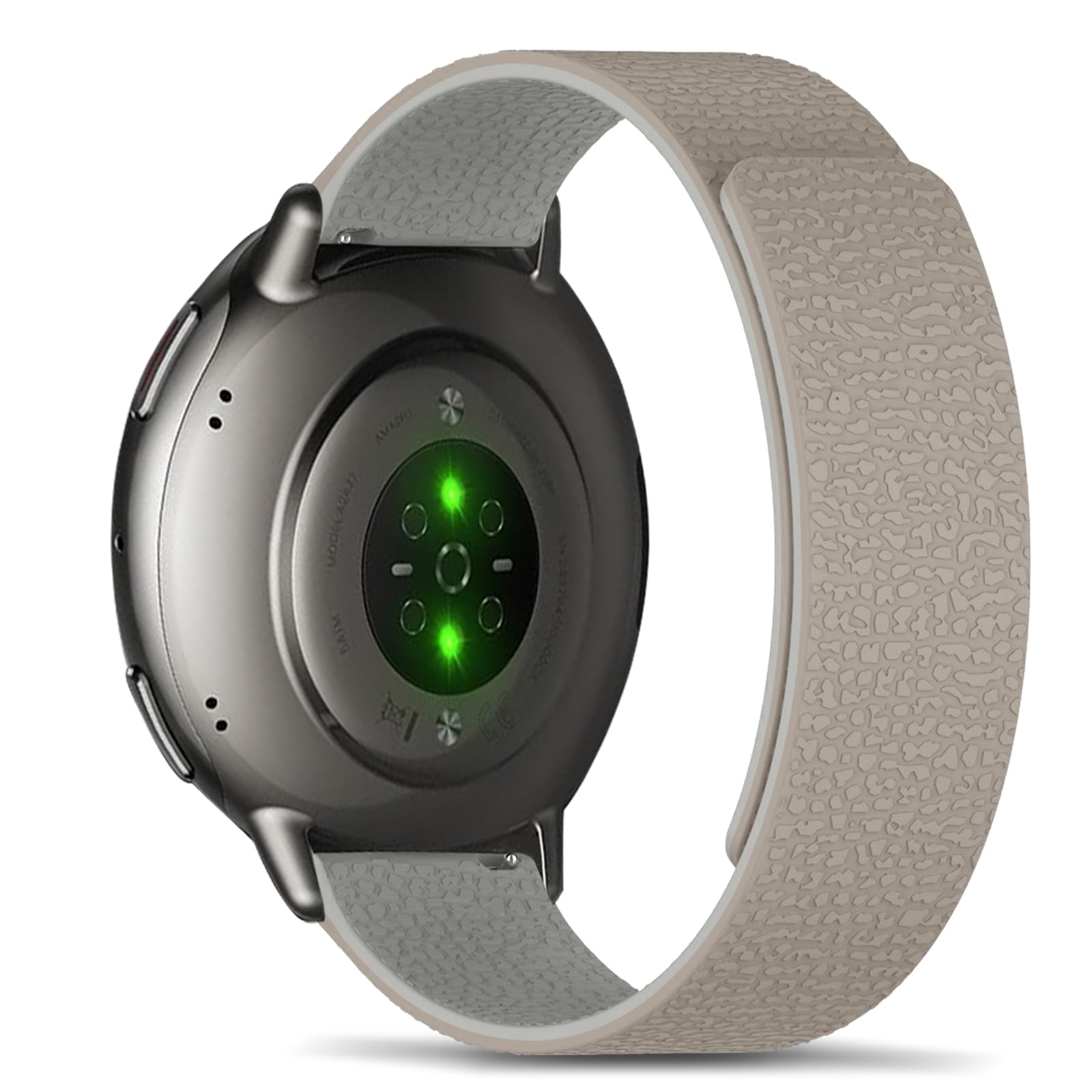 Magnético Correas para Amazfit Active 2 (Square)/Cheetah (Square) Correa Suave Cómodo Sport Silicona 20mm Correa de Reloj para Amazfit Bip 3/Bip 3 Pro/GTR Mini/GTS 4/GTS 3