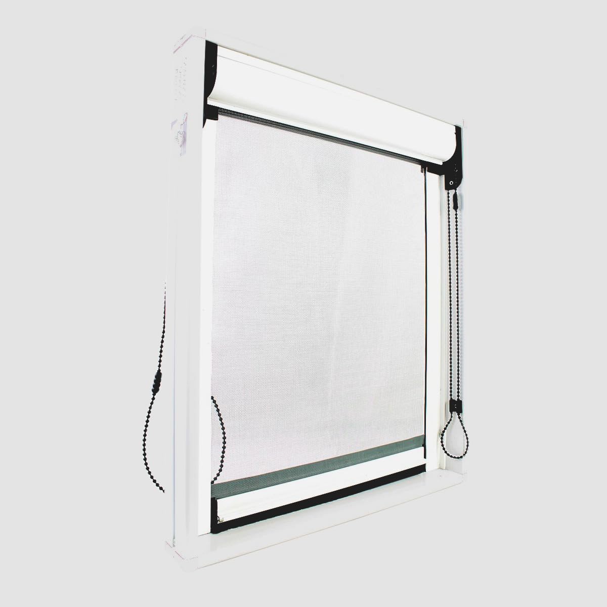 AWITALIA - Zanzariera Catenella 55 scorrimento Verticale (made in Italy) vari colori e misure, dimensioni a partire da 100x150 (LxH) prodotta su misura