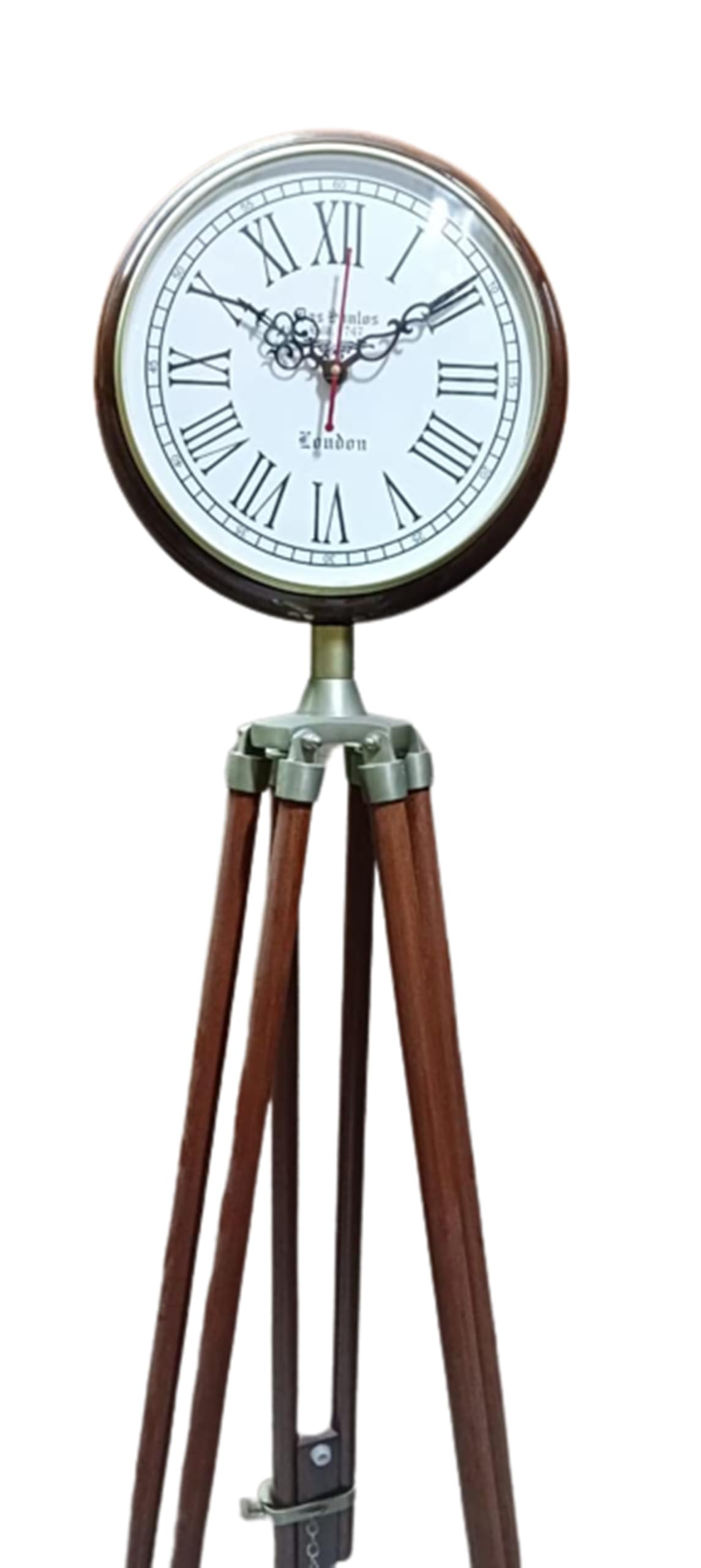 Moderne Standuhr, Vintage, Holzstativ, Standuhr, Eckständer, Schlafzimmer, Wohnzimmer, Bodenuhr, viktorianische Heimdekorationsuhr