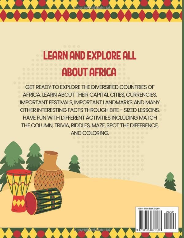 54 AFRICAN COUNTRIES: FUN FACTS & ACTIVITIES FOR KIDS 8-12 - Image 2
