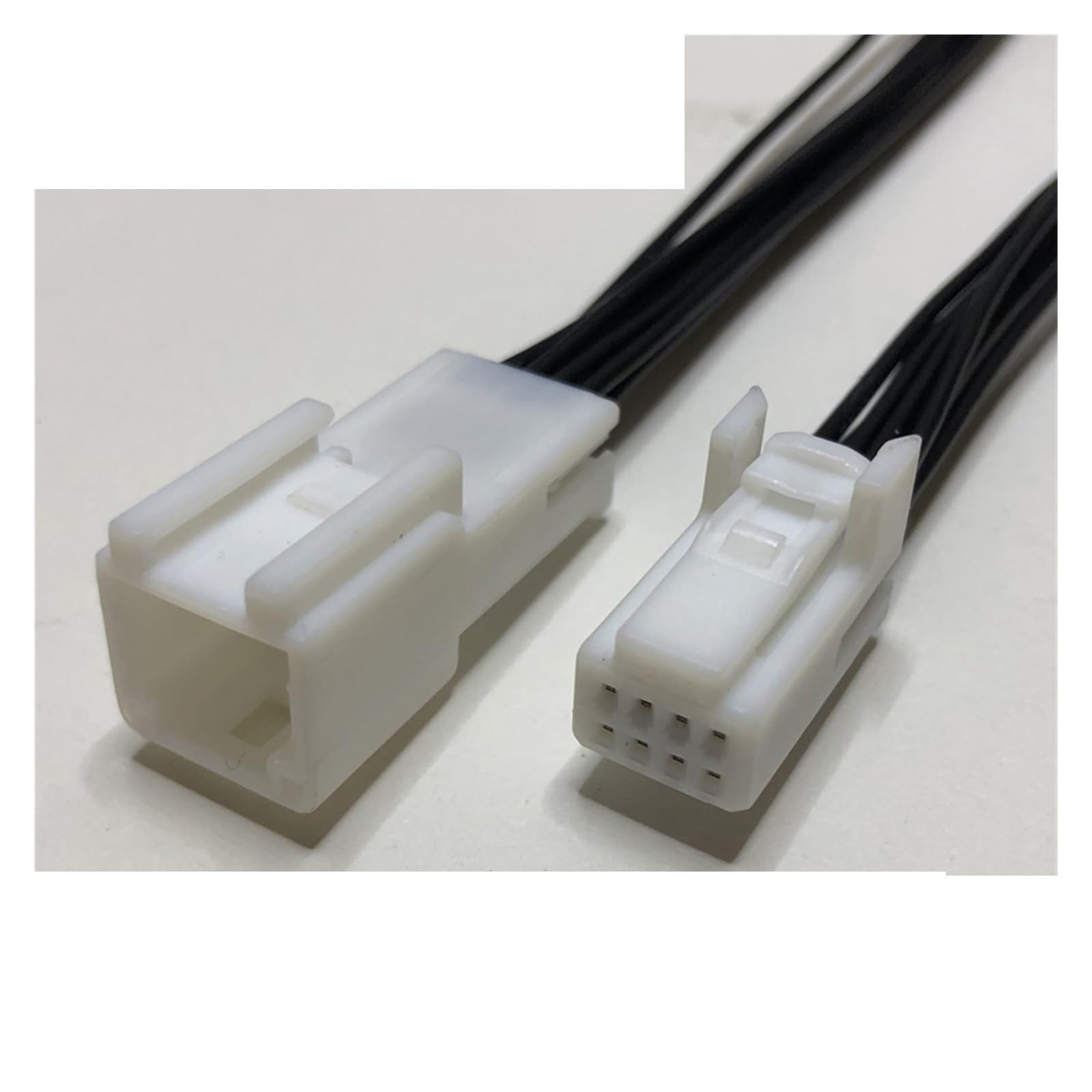 Buxns Dj7086s-0.7 Reversing Navigation Harness Connector 8/12 / 16 / - 40 Pin Suitable Compatible with Car Audio Cable Wire Length 15cm(8p Strip line)