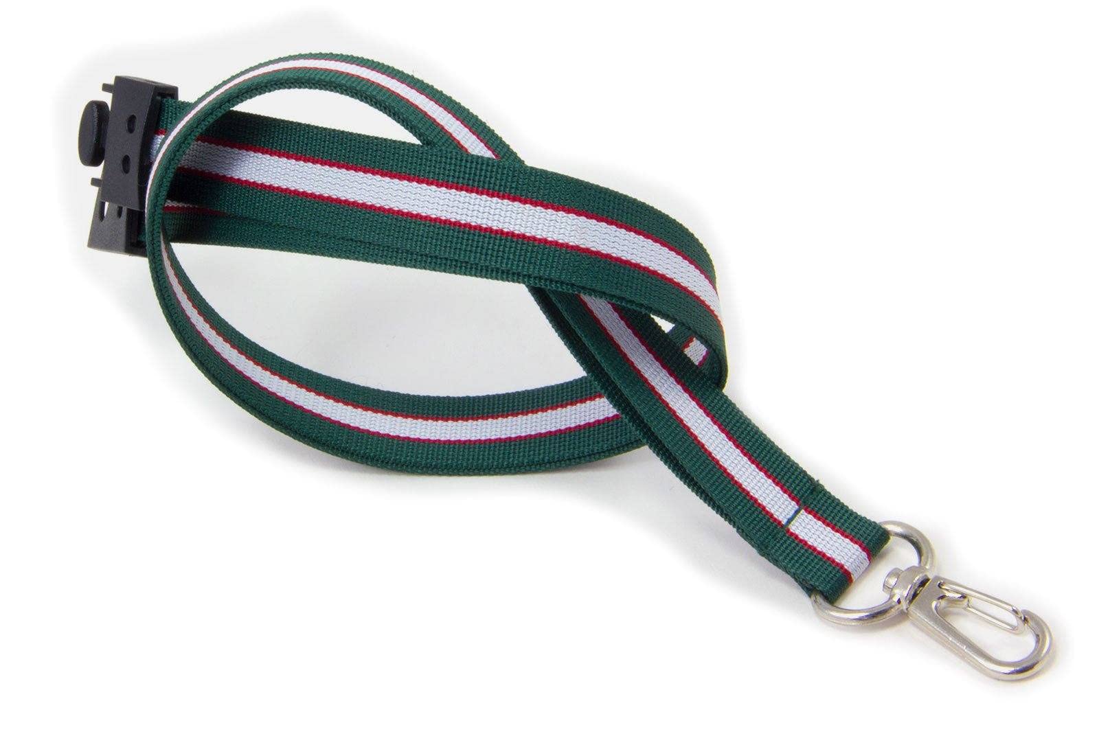 The Regimental Shop Men's Green/Silver/Red The Regital Shop Intelligence Corps Lanyard