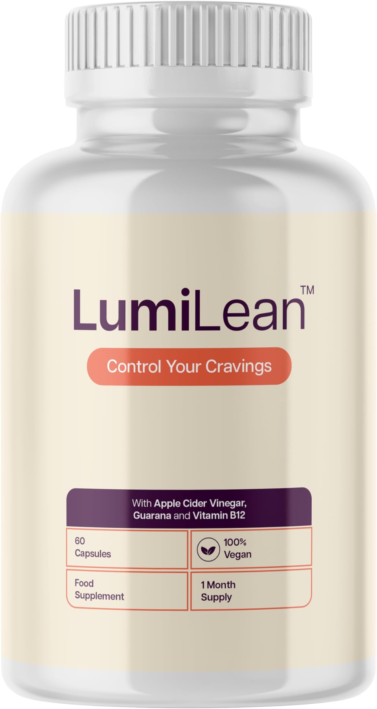 – LumiLean- Control Your Cravings - Natural Ingredients - Vegan - Weight Management Capsules - One Months Supply - 60 Capsules