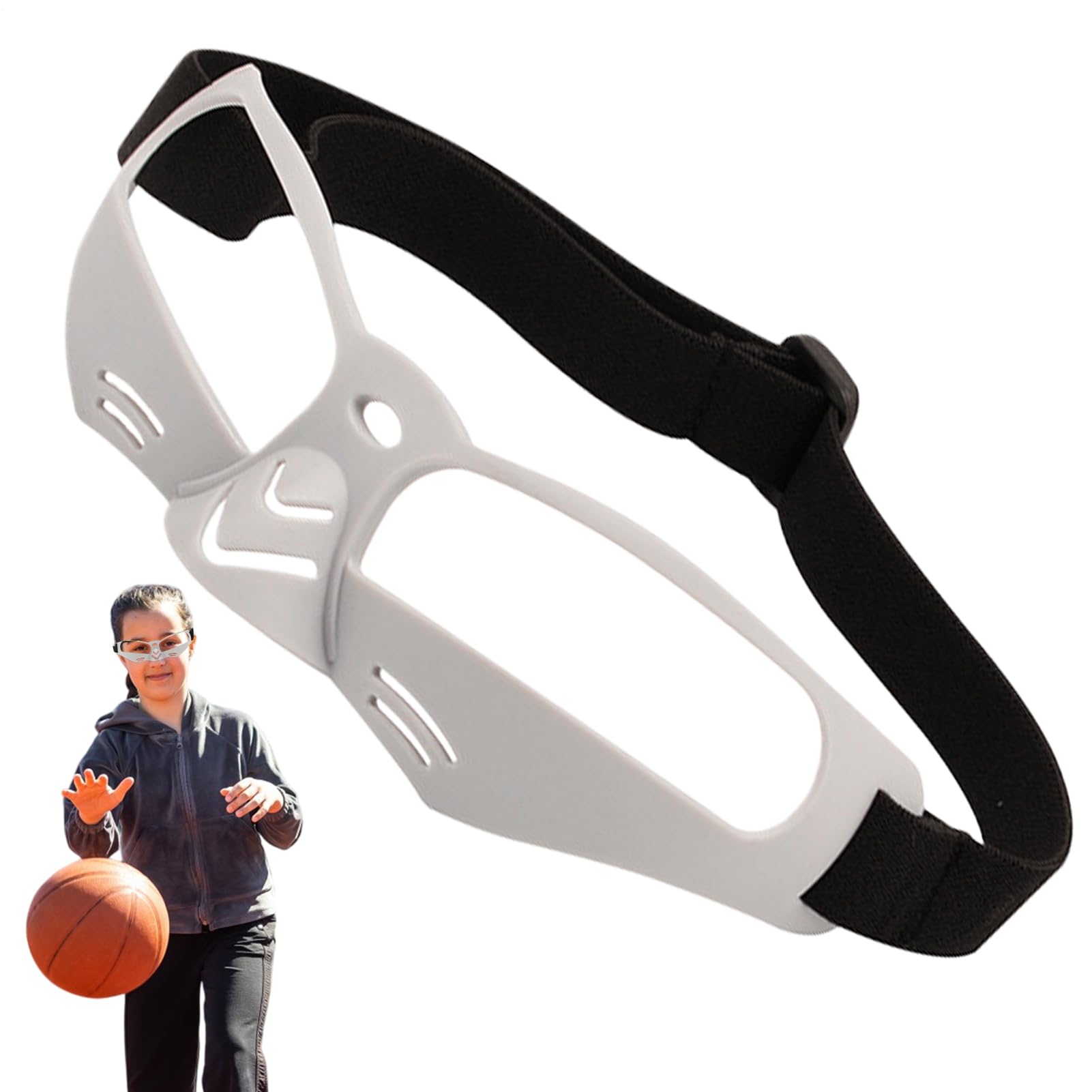 Lunettes de basket-ball pour les dribbels, équipement de protection pour l'entraînement et la compétition