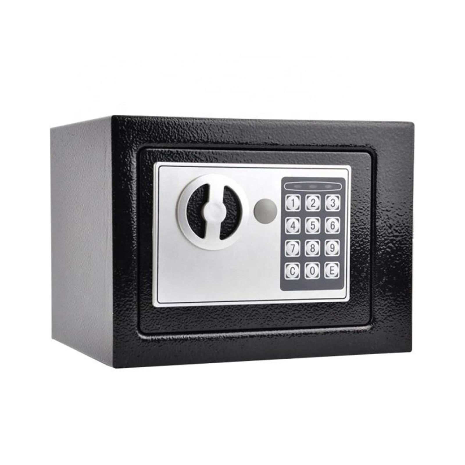 Mini Safe, Digital Safe Box Safety Money Gun Electronic Lock Fireproof Safes For Home Strongbox Small Cash Security Lockable Storage(Black with coinmouth)