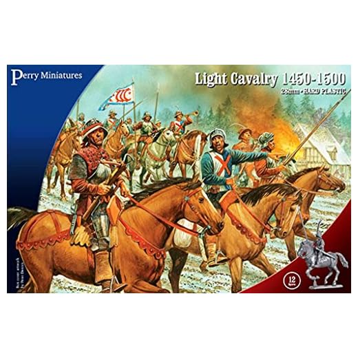 Perry Miniatures Caballería ligera de 28 mm 1450-1500 # WR60