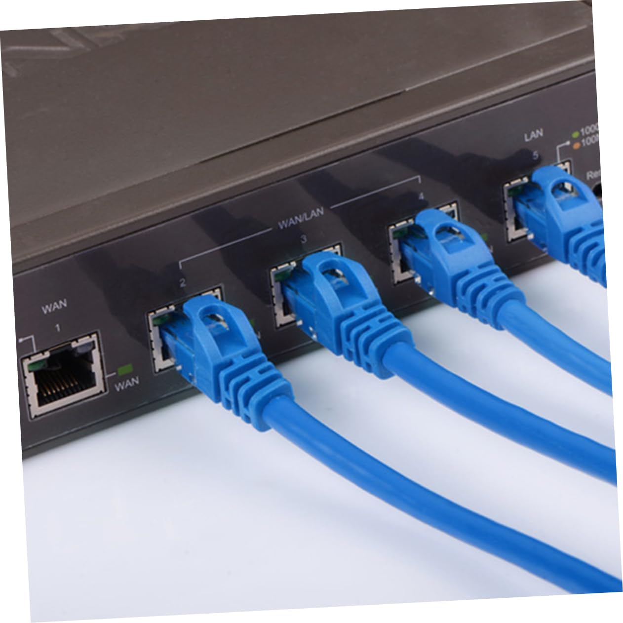 HOMSFOU 30m Ethernet Cable for Pc and Router Ultra-Flexible Networking Cord High- Connection and Fray-Resistant Design for Use