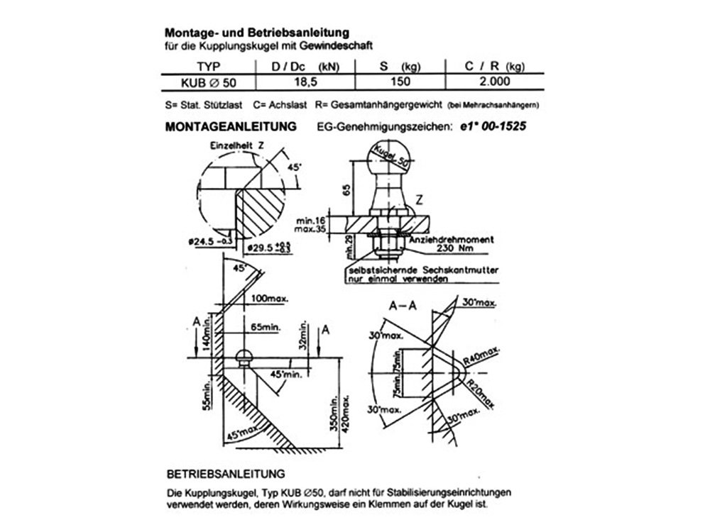 Quad UTV mit E-Prüfzeichen TüV Gutachten