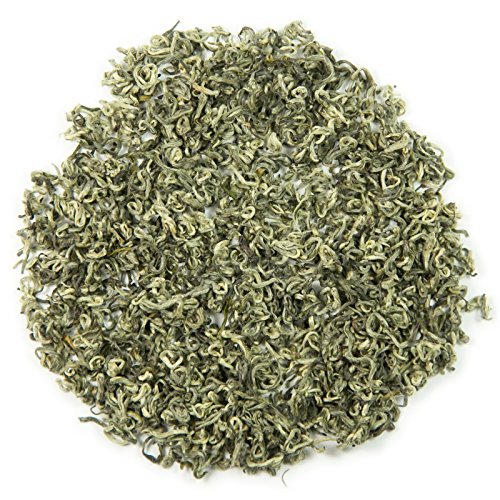 Bi Luo Chun Spring Snail Loose Leaf Chinese Tea - Hong Kong Tea Company Sourced Premium AAA Grade Ultra-Fine White/Green Tea - 1.5oz