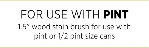 Miniatura 4 de Minwax 427310008 Cepillo de manchas de madera policrílica, 1.5 pulgadas, color blanco