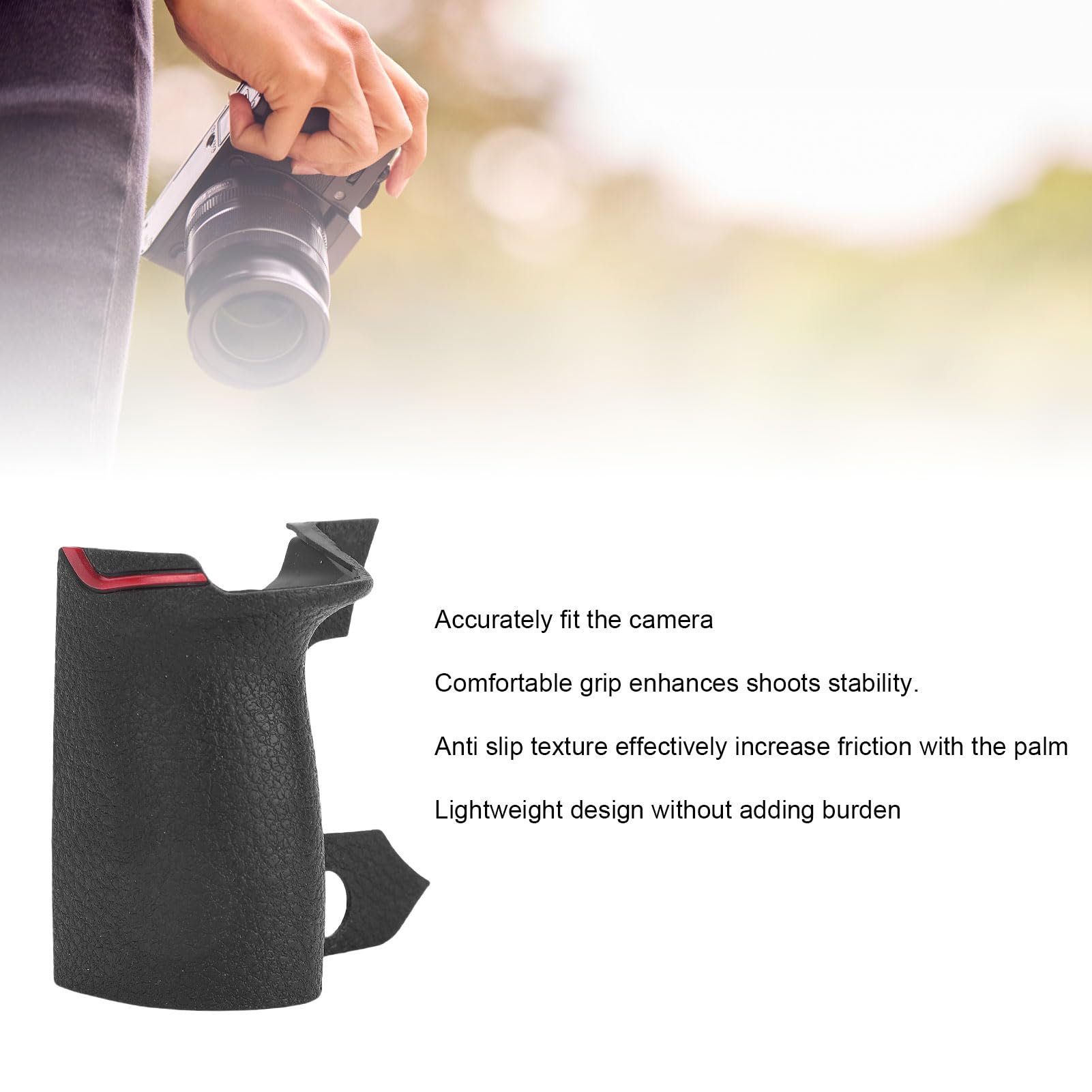 Kadimendium Copri Impugnatura per Fotocamera Leggero e Antiscivolo, Adatto per Z9 Perfetto per Fotografi Professionisti Ed Appassionati 1 Pezzo