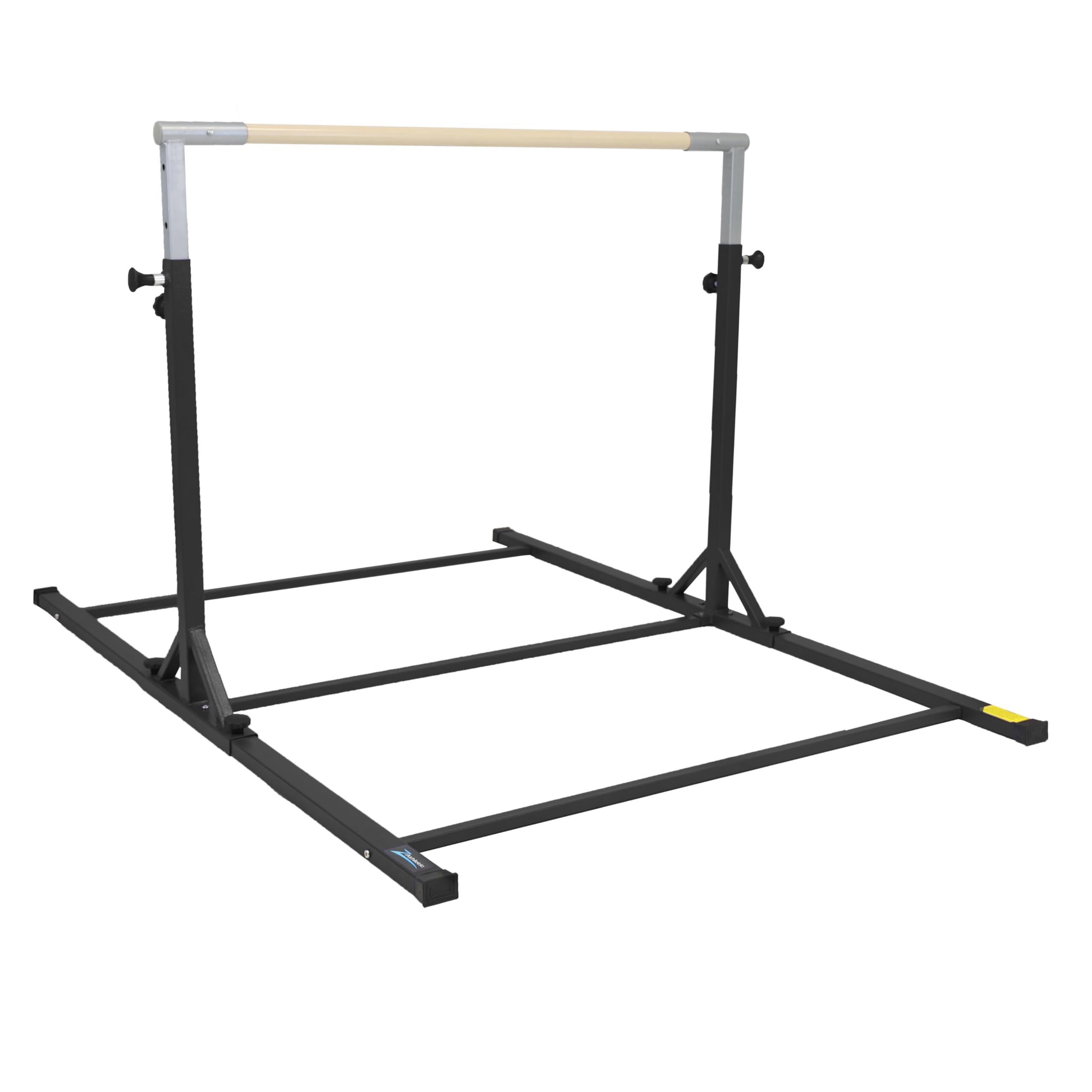 Z ATHLETIC Flyaway Duo Adjustable Horizontal Bar, Black