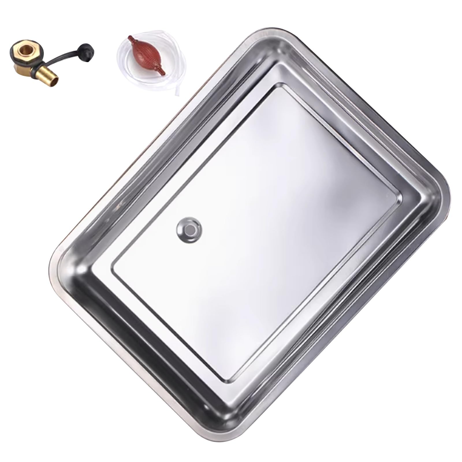 Bandeja de goteo de acero inoxidable para aire acondicionado split de 20 x 14 pulgadas