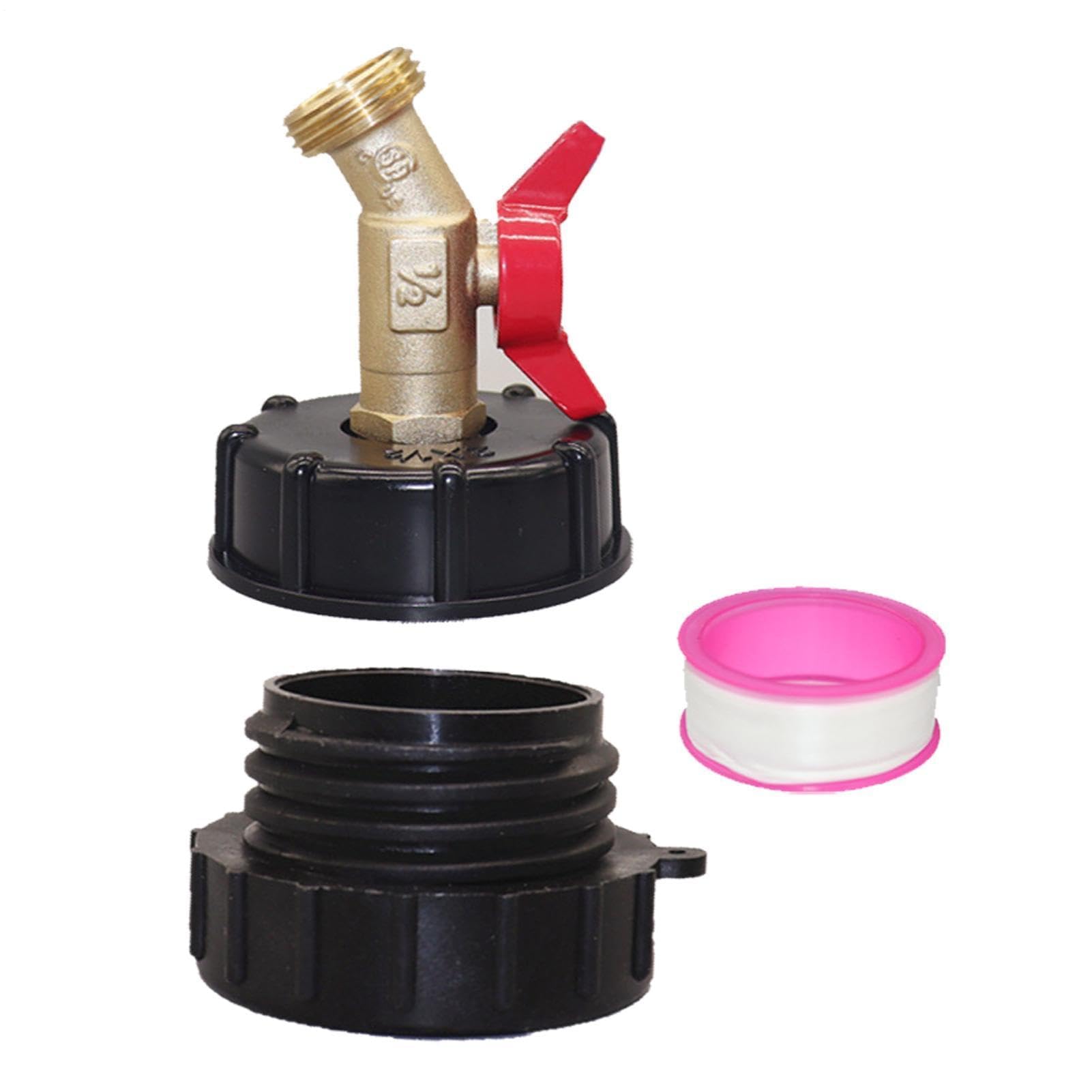 Szczelny adapter typu tote na ramię, mosiężna złączka do zbiorników na wodę 1000 l, trwałe złącze węża, akcesoria do przemysłowego złącza zbiornika, zamiennik adaptera do kranu ogrodowego