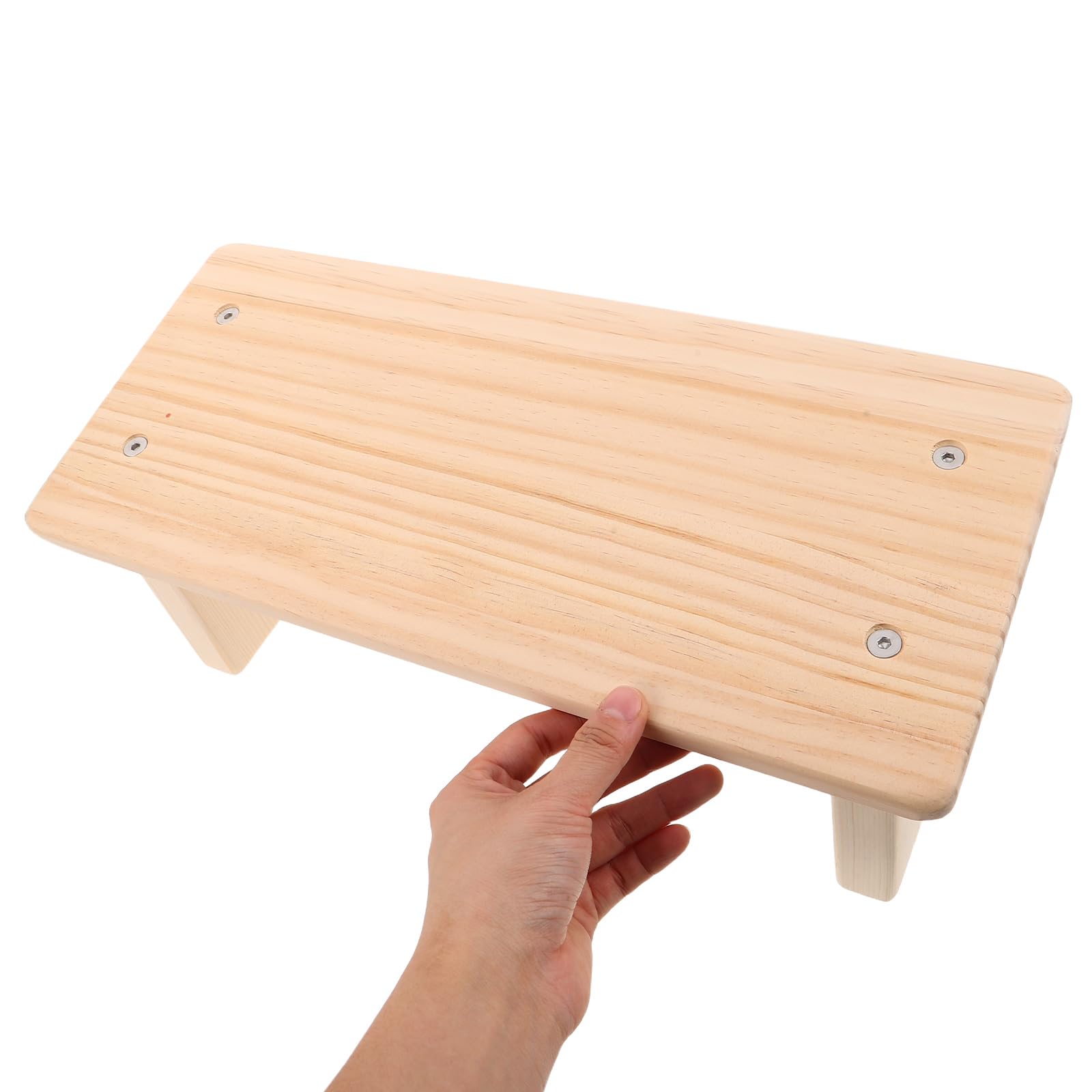 TOYANDONA Panca da Meditazione in Legno Stile Chiesa Superficie Facile da Pulire, Design Salvaspazio e Dimensioni Compatte per Preghiera a Casa in Viaggio