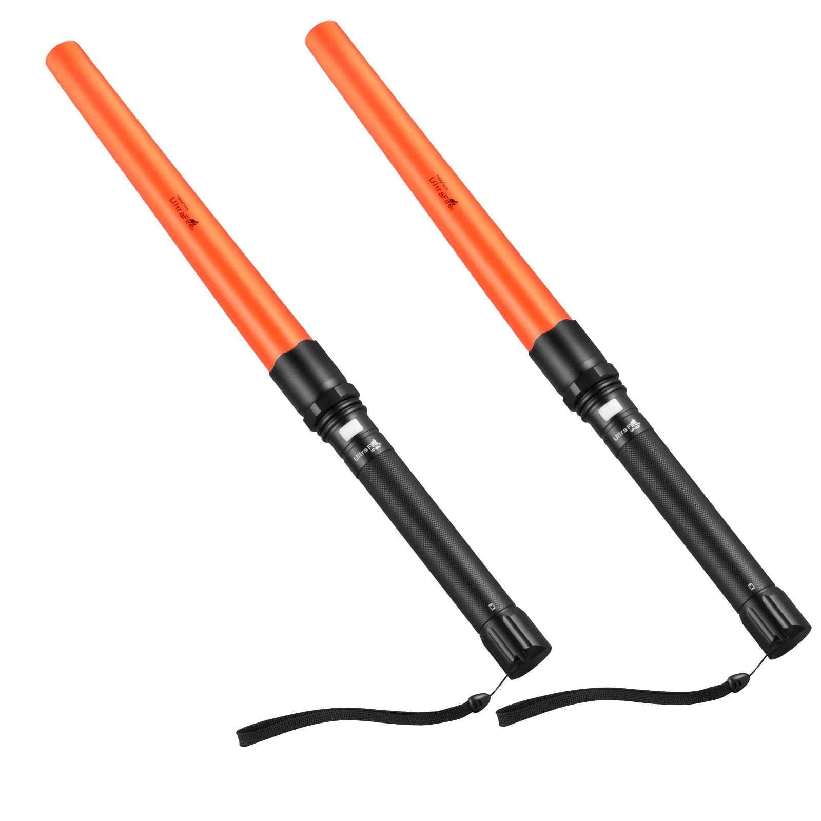 ULTRAFIRE Linterna LED de control de tráfico de 19 pulgadas, varita de tráfico de 3 modos, 850 lúmenes, linterna de seguridad para dirección de coche, estacionamiento, aeropuerto, evacuación de