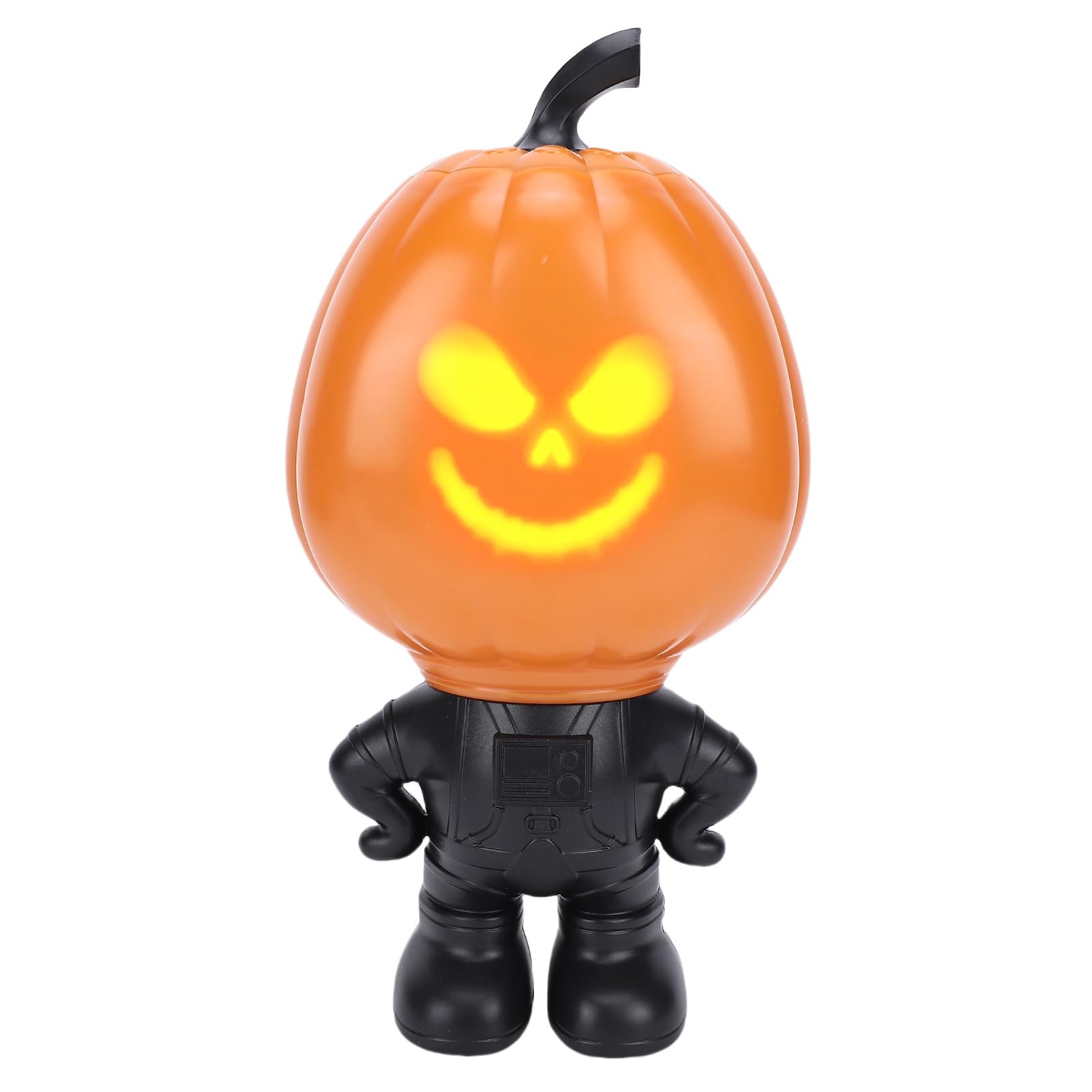 Asixxsix Statua/statuetta di zucca di Halloween, con funzione di proiezione integrata, ideale per decorare la casa e il tavolo.