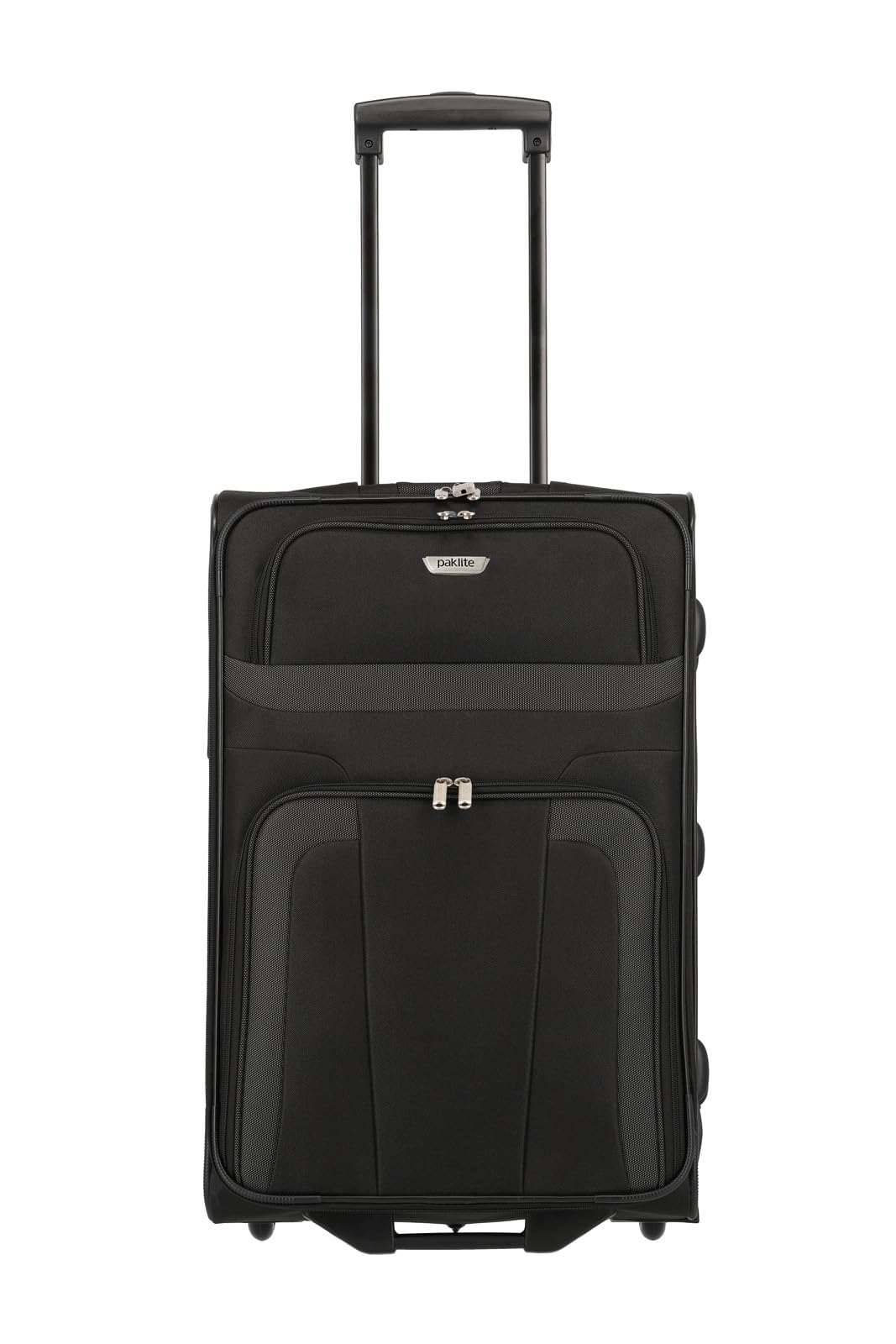 paklite Maleta de Viaje con 2 Ruedas, Maleta con Ruedas de tamaño Mediano, Orlando, Carrito clásico de Carcasa Blanda con diseño Atemporal, 63 cm, 58 litros