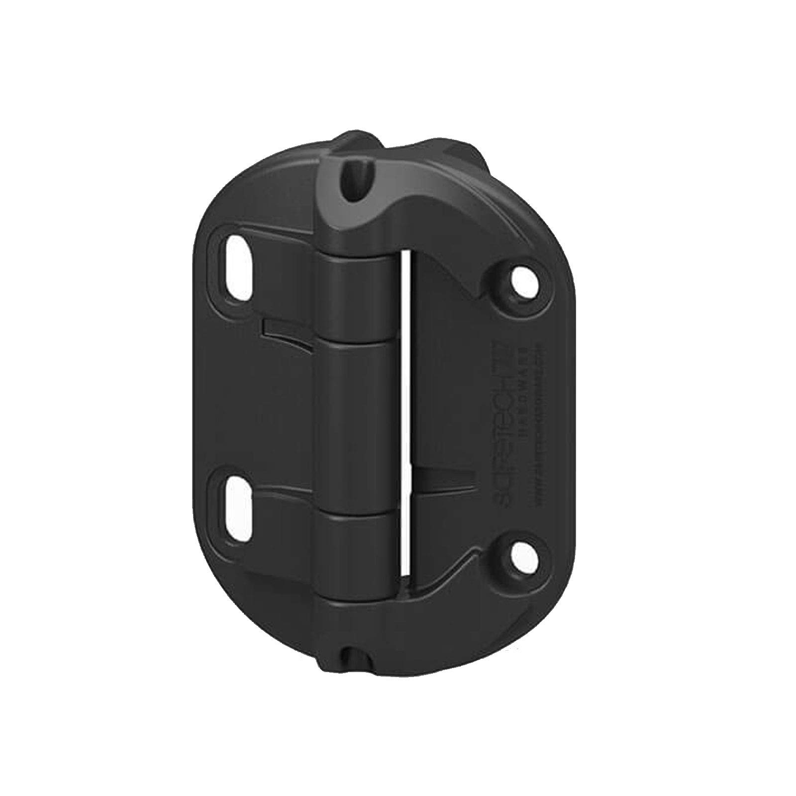 Gatemate Black Standard Unsprung Gate Hinges - 90Mm X 70Mm - Composite/Polymer