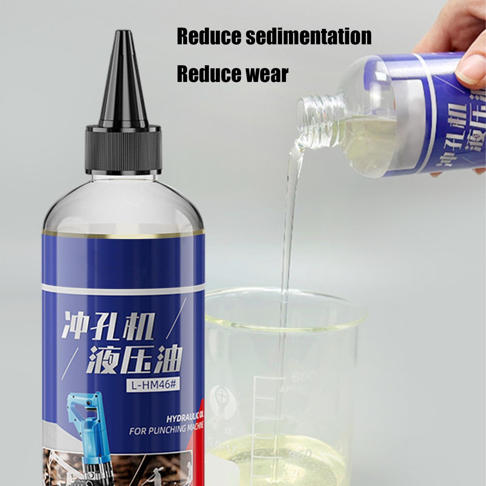 Huile pour cric hydraulique,liquide pour cric hydraulique - Huile de fourche hydraulique anti-usure Fluide de transmission hydraulique - Lubrifiant hydraulique, huile de levage hydraulique sûre pour M