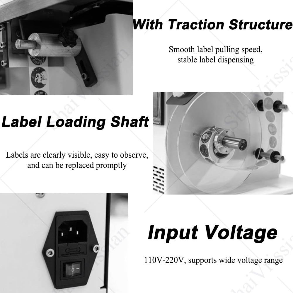 Applicateur d'étiquettes d'angle semi-automatique avec détection de lumière, haute précision pour l'emballage