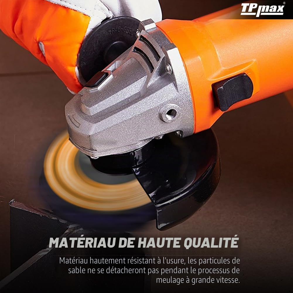 5 Pièces Disques de Nettoyage 125 mm, Dérouillant Disque Abrasif pour Meuleuse d'Angle, CSD Disque pour Métal, Pierre, Bois et Plastique