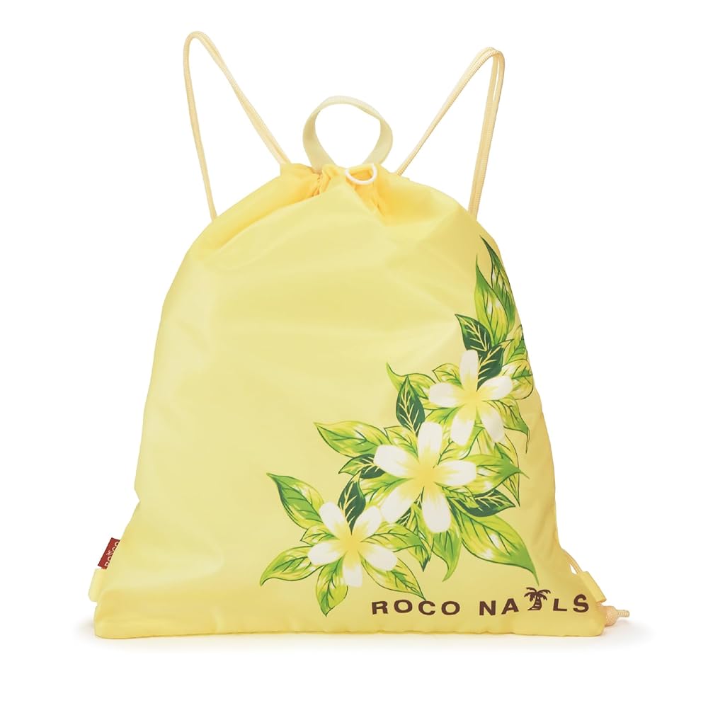 ROCO NAILS スクールバック黄色 Amazon.co.jp: ROCO NAILS ロコネイル ナップサック 巾着