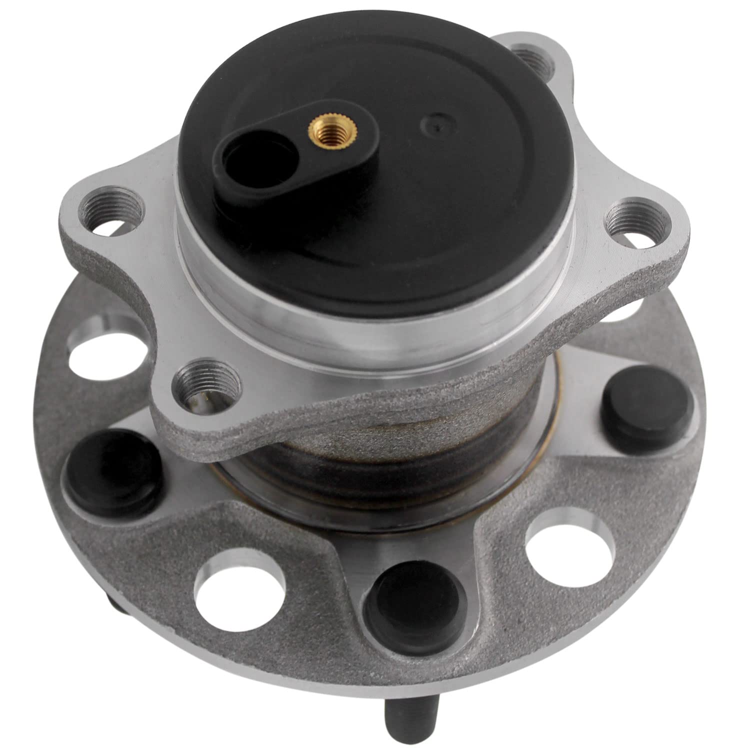 512332 Rear Wheel Bearing and Hub Assembly 5 Lugs Replacement for Chrysler 200 Sebring Dodge Avenger Caliber Jeep Compass Patriot Hub Bearing Assembly FWD 4-Wheel ABS Only